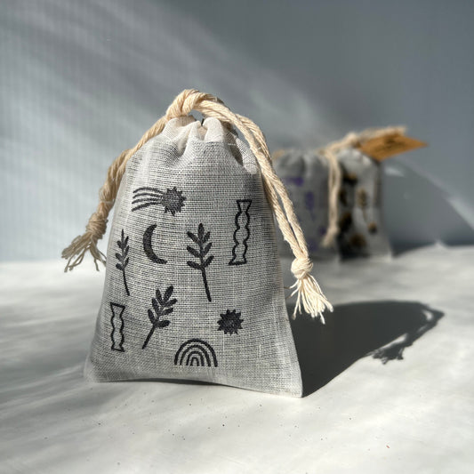 Stamped Lavender Sachet