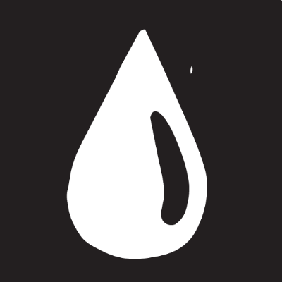 Black and white image of rain drop